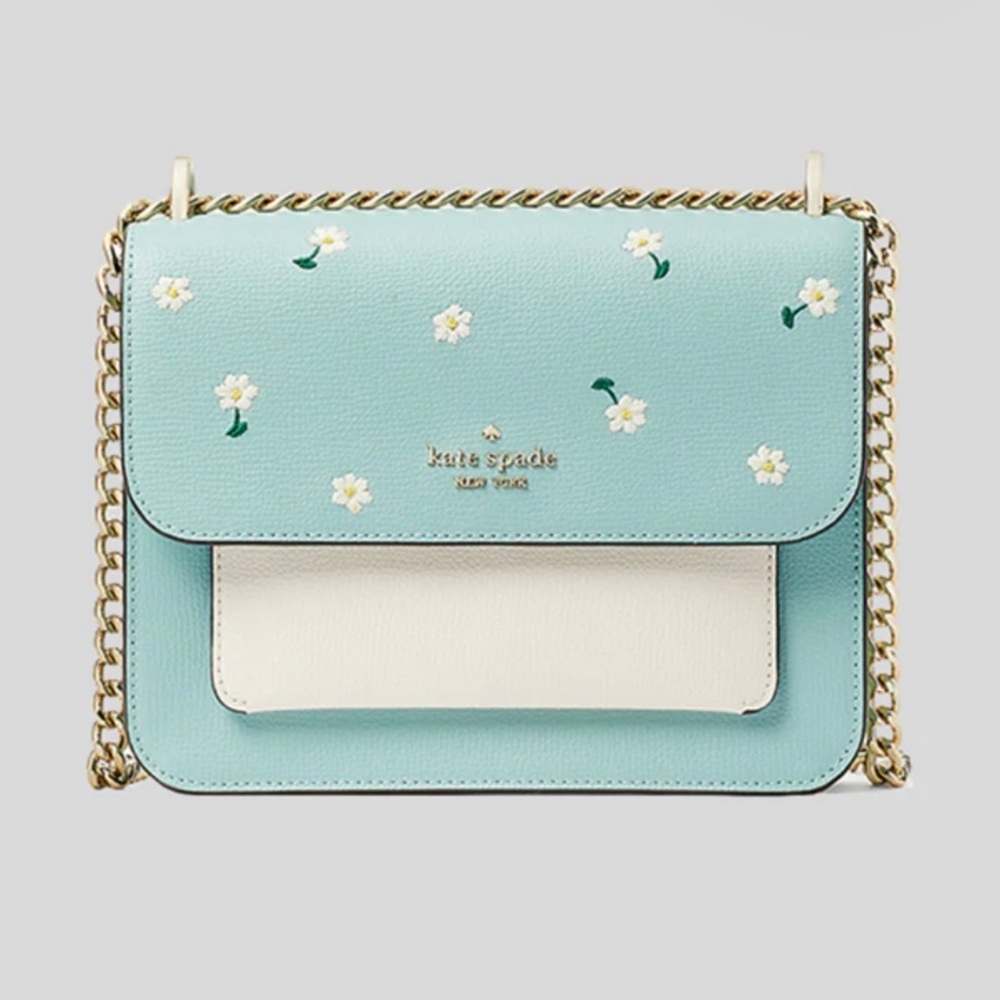 Kate Spade Remi Flap Chain Crossbody Aphrodite Green Multi K6097